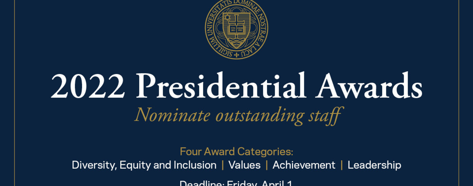 Call for Nominations 2022 Presidential Awards News WellBeing