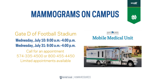 Mammograms on Campus